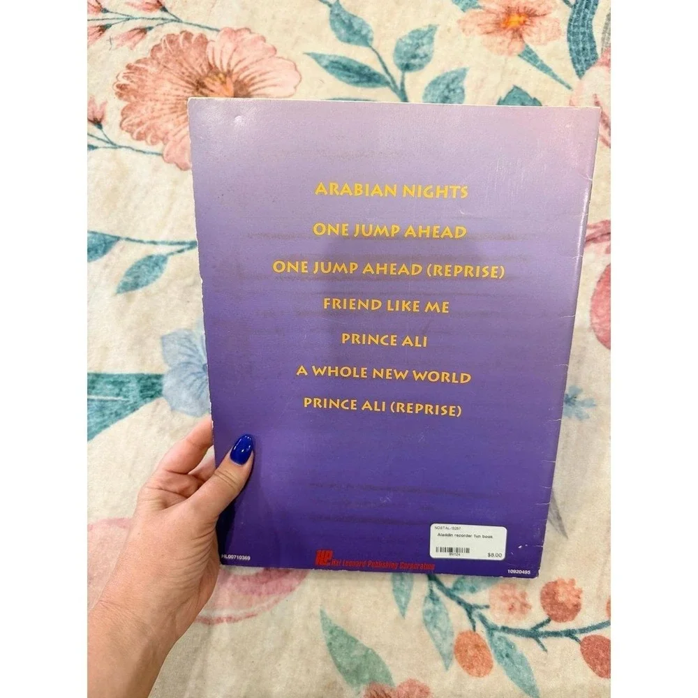 Aladdin recorder fun book